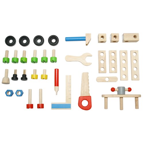Etabli et outils en bois